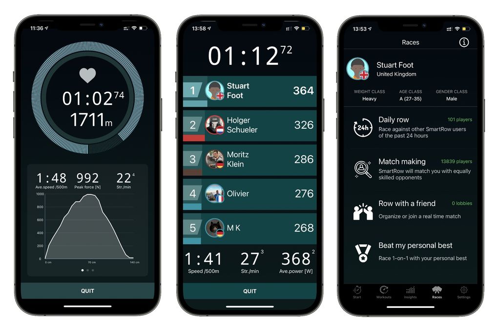 Rowing Apps Best App For Waterrower SmartRow WaterRower España